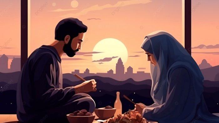 Ilustrasi Sahur Kartun