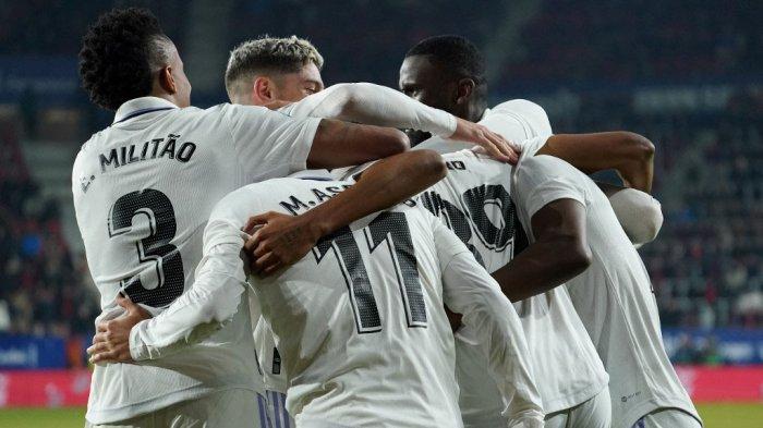 Marco Asensio Selebrasi Setelah Cetak Gol Pada Laga Osasuna Vs Real Madrid
