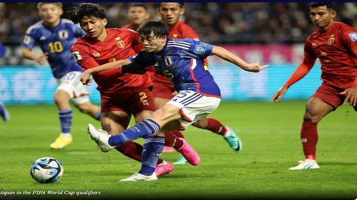 20240606 Pemain Jepang Dikawal Beberapa Pemain Myanmar Di Kualifikasi Piala Dunia 2026 1