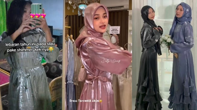 23018 Tren Baju Lebaran Shimmer Heboh Di Tiktok 1