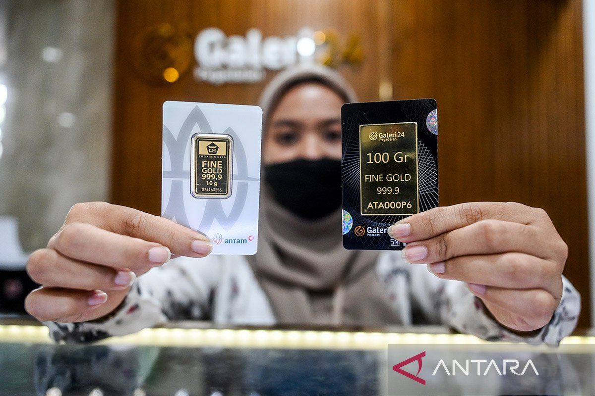 Antarafoto Harga Emas Cetak Rekor Tertinggi 200524 Riv 5