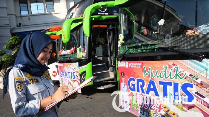 Dishub Kota Malang Mendata Armada Bus Yang Mengikuti Mudik Gratis 2024 Ilustrasi Mudik Gratis 2