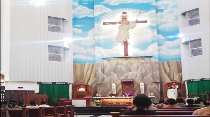 Gereja Katolik Gereja Katedral Tiga Raja Timika Papua Indonesia Minggu 2 Februari 2025