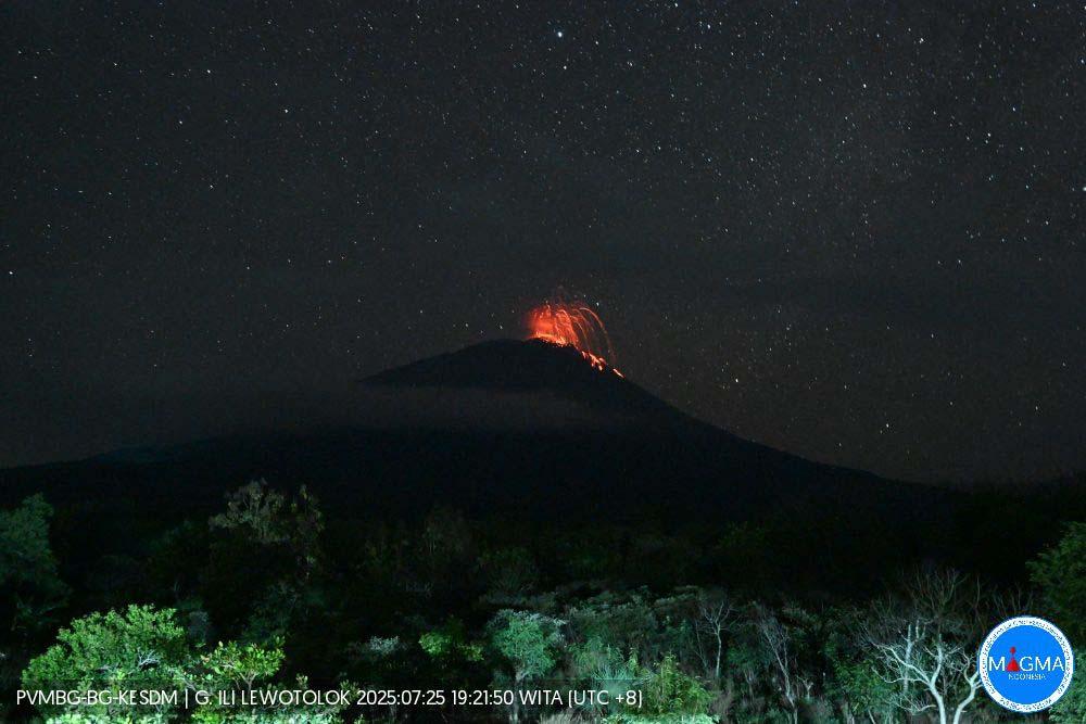Gunung Lewotolok 124 Kali Gempa Letusan Dan 151 Kali Gempa Hembusan 1
