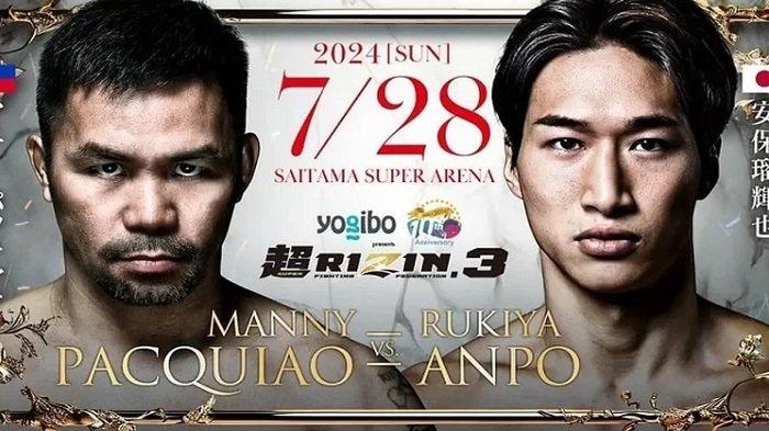Jadwal Tinju Dunia Manny Pacquiao Batal Duel Lawan Chihiru Suzuki Penggantinya Rukiya Anpo 1