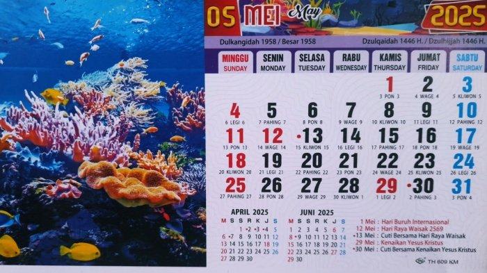 Kalender Mei 2025 Libur