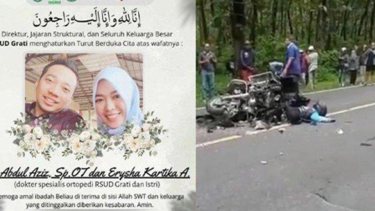 Kecelakaan Moge Di Probolinggo Jatim Menewaskan Pasangan Suami Istri