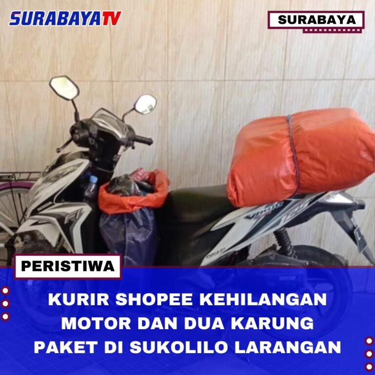 Kurir Shopee Kehilangan Motor Dan Dua Karung Paket Di Sukolilo Larangan 768x768 2