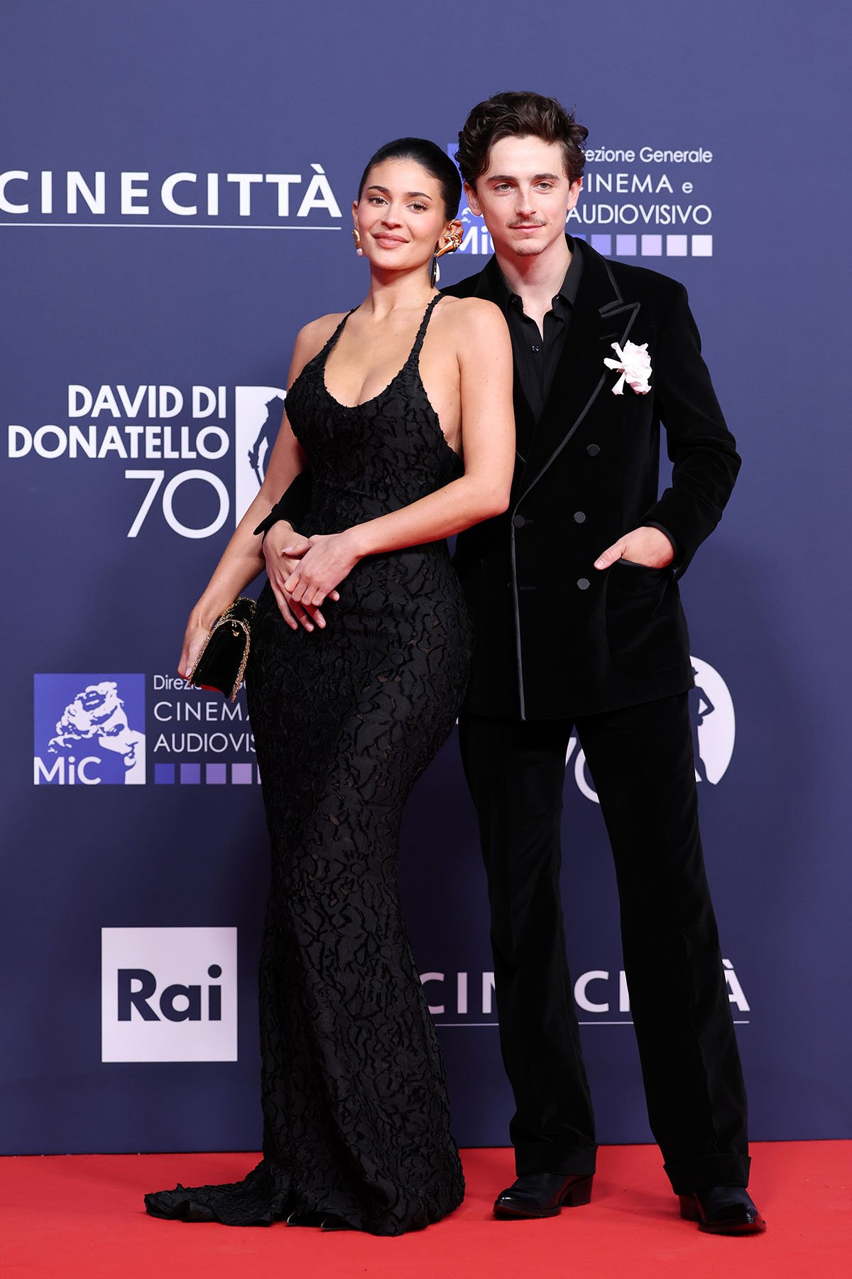 Kylie Jenner And Timothee Chalamets Red Carpet Debut At The 2025 David Di Donatello Awards