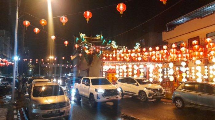 Lampion Deretan Lampion Di Kampung Cina Manado Sulawesi Utara