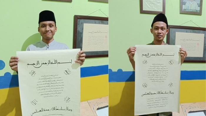 M Rafli Husein Abdillah Dan M Rois Maulana Dua Santri Denanyar Jombang