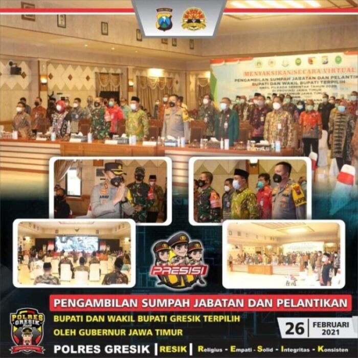 Melalui Virtual Kapolres Gresik Hadiri Pelantikan Bupati Dan Wakil Bupati Gresik E1614390712693 1