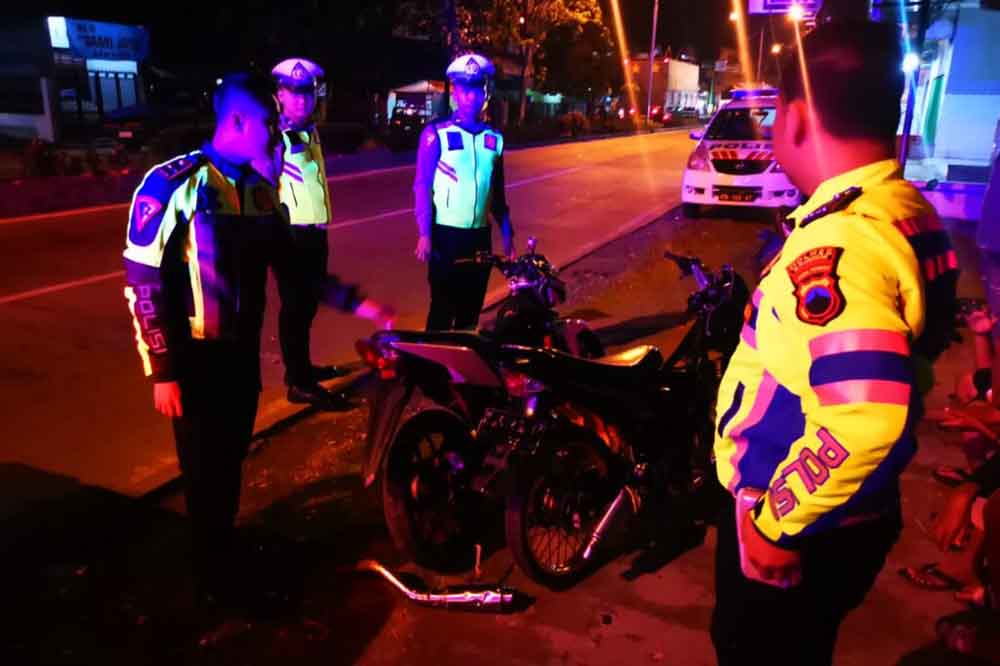 Ok 2 Polres Grobogan Amankan Puluhan Pembalap Liar 1