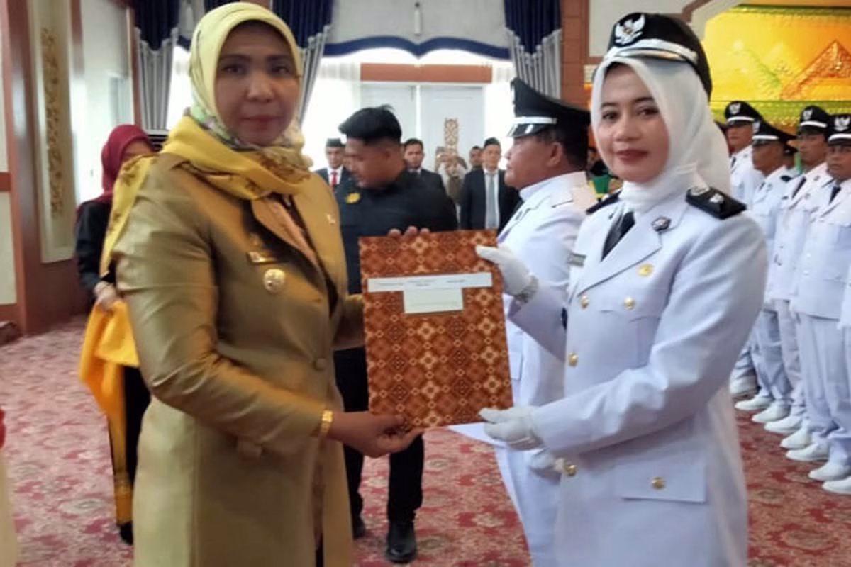 Pelantikan Keuchik Nagan