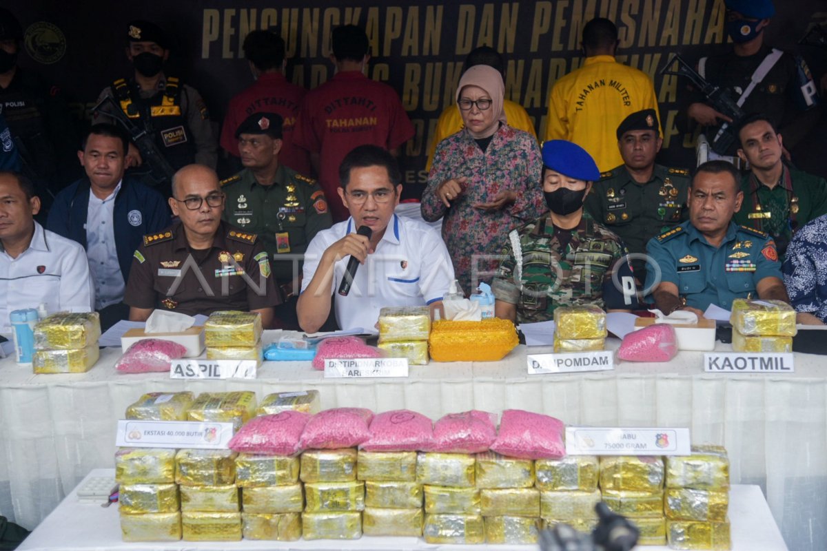 Pemusnahan Barang Bukti Narkoba 13i8n Dom 2