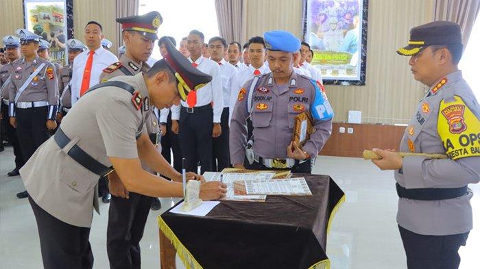 Polresta Bandar Lampung Serah Terima Jabatan