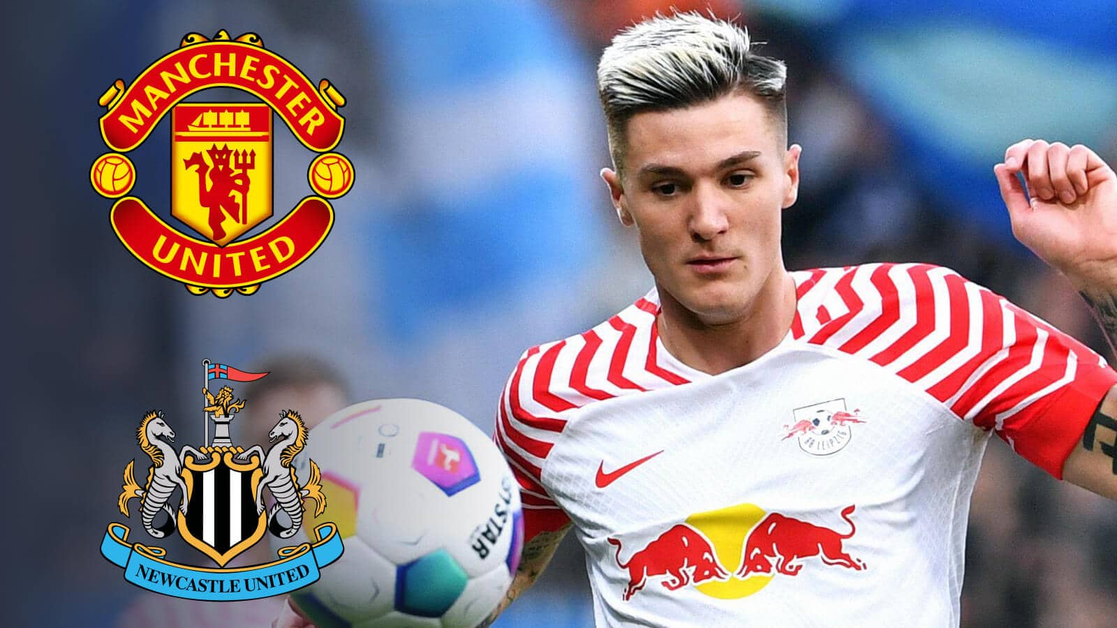 Rb Leipzig Striker Benjamin Sesko Is Wanted By Newcastle United And Manchester United 1
