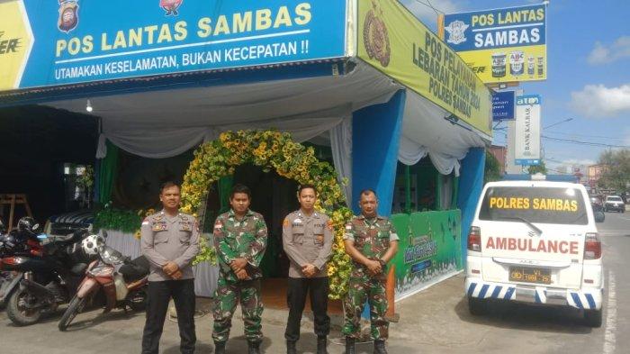 Sambas Menyiagakan Personel Di Posko Pengamanan Lebaran Idulfitri
