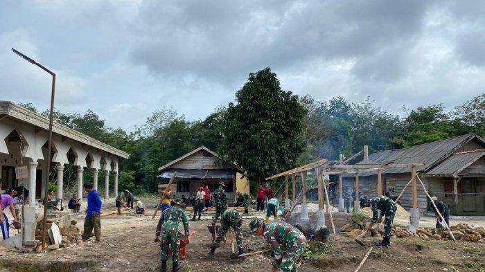 Sejumlah Anggota Tni Dari Kodim 0432bangka Selatan