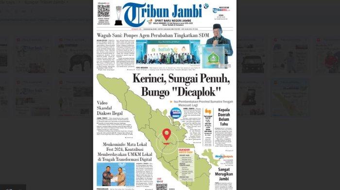 Tribun Jambi Edisi 20 Mei 2024 1