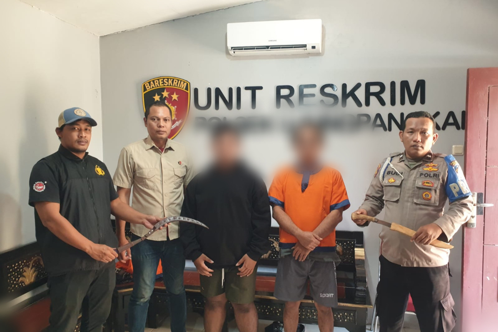 Unit Reskrim Polsek Ujungpangkah Tetangkap Ayah Dan Anak Ter 5omt